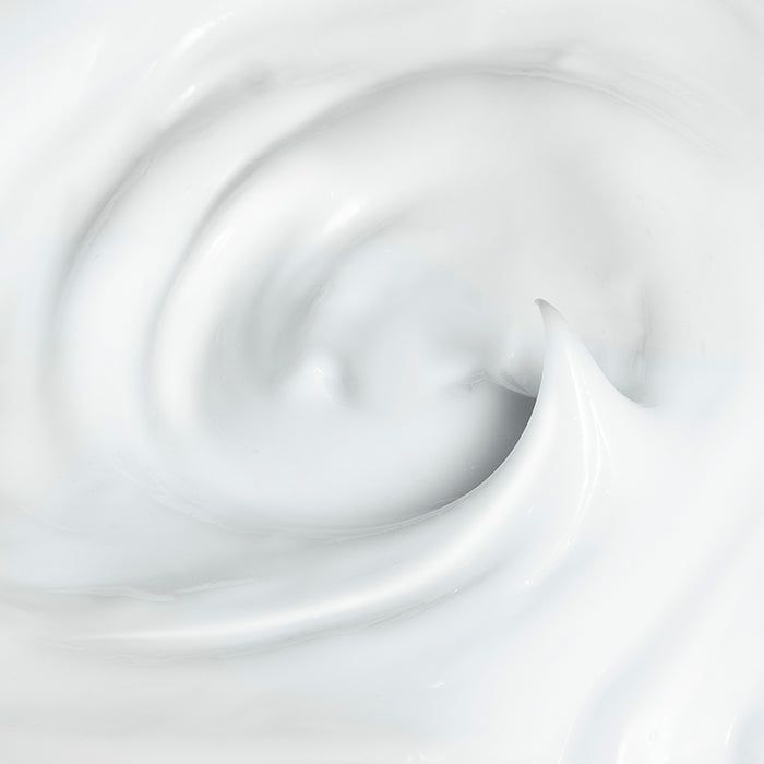 White swirl pattern on a light gray background