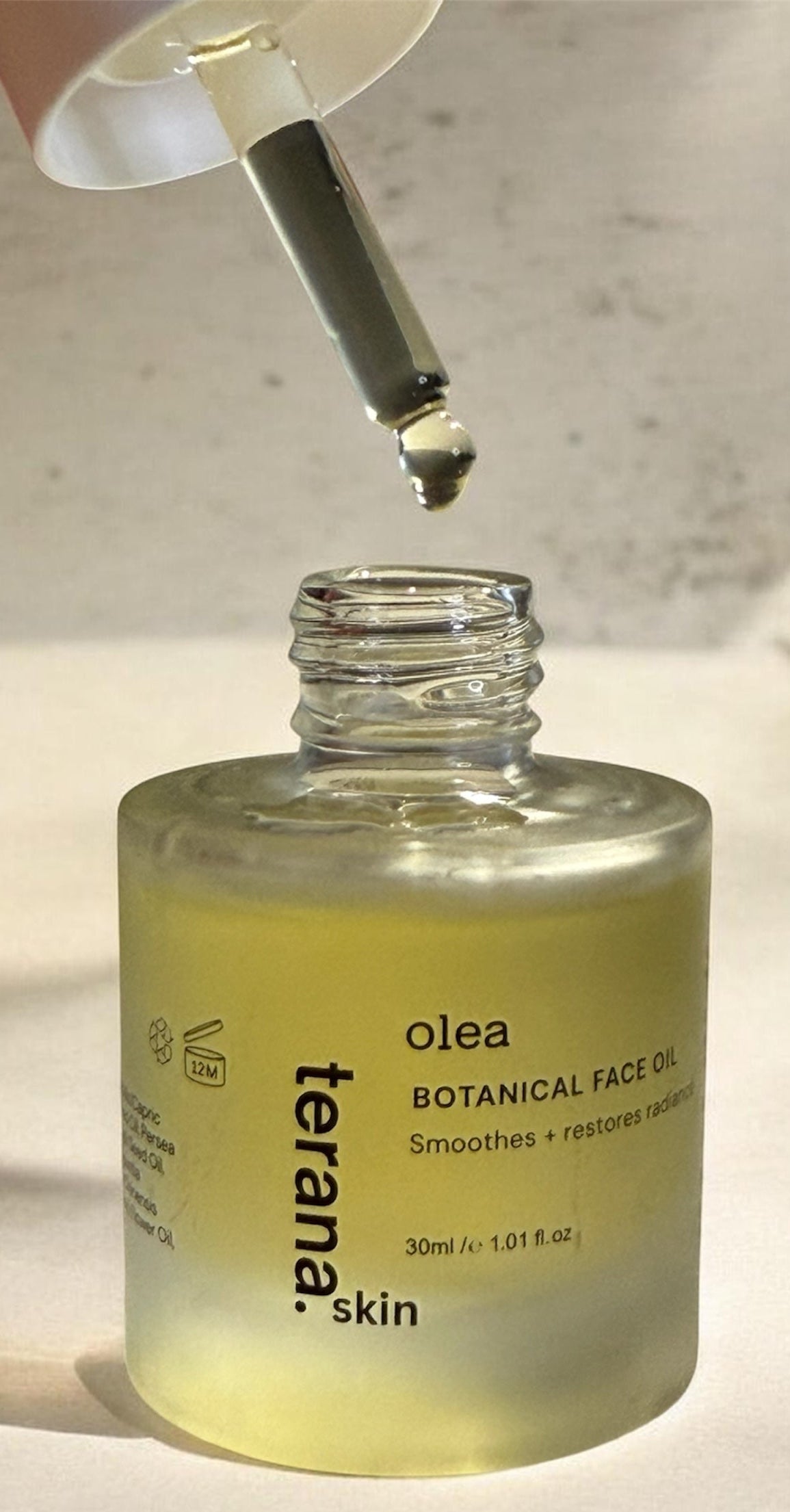 Apply facial oil